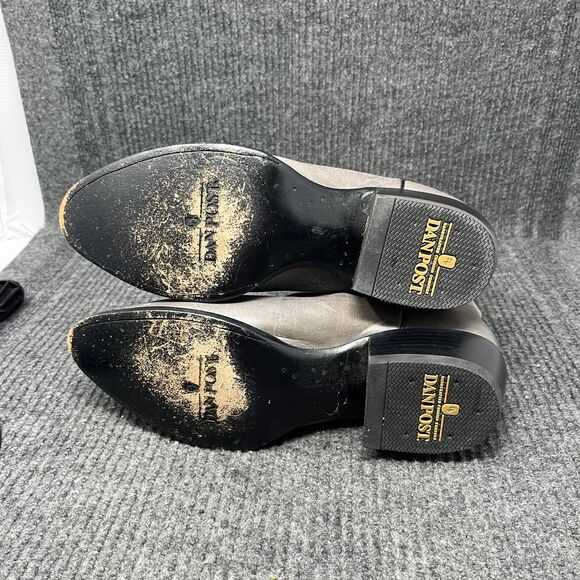 Dan Post Smoke Leather Cowboy Western Boots Gray Men’s Size 9 D DP2180 - Picture 7 of 8